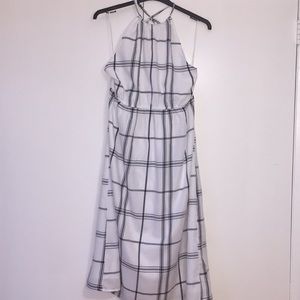 Brand new Window Pane Maxi Dress Sz XL